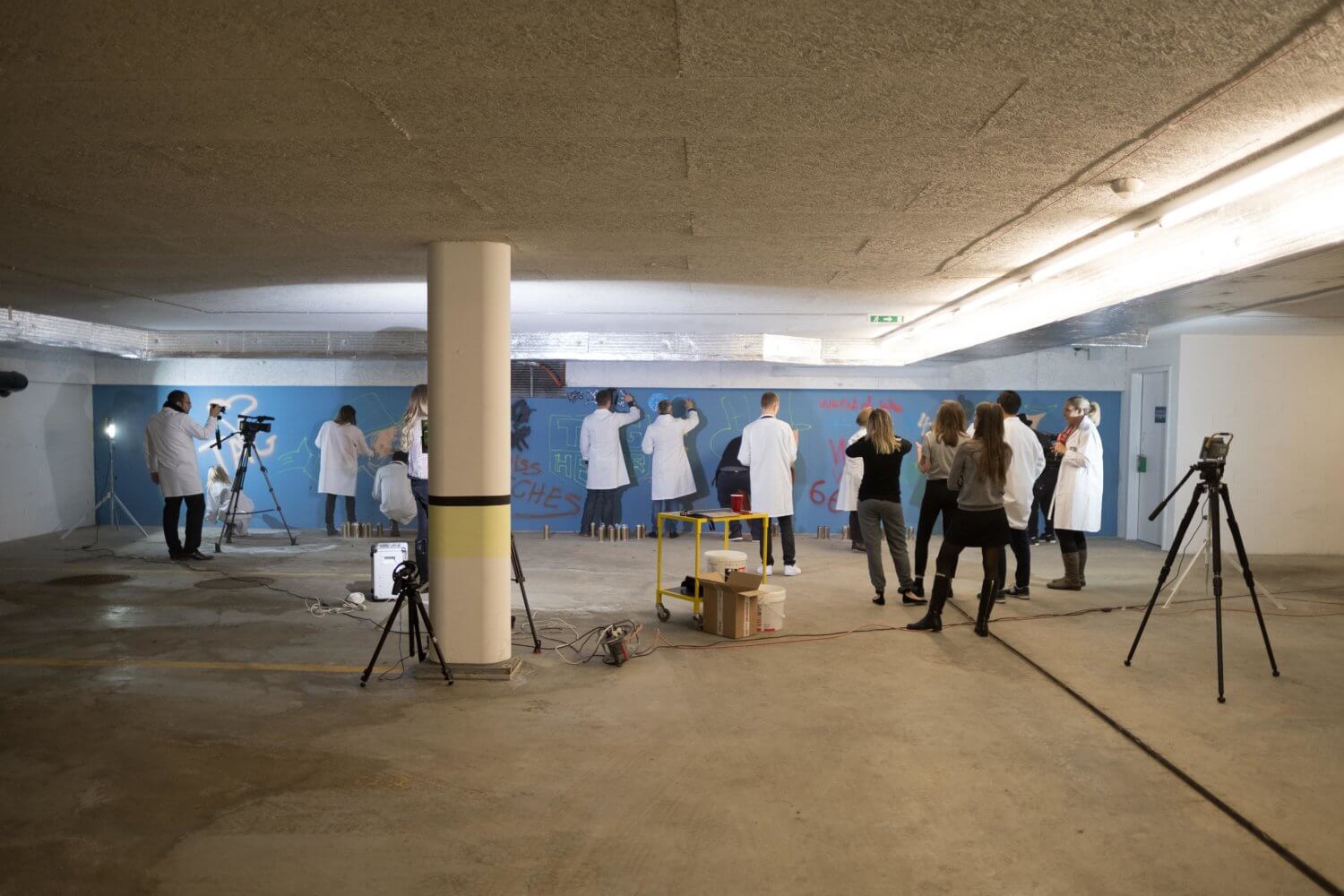 Painting with Alec Monopoly at Tag Heuer! Painting with Alec Monopoly at Tag Heuer!