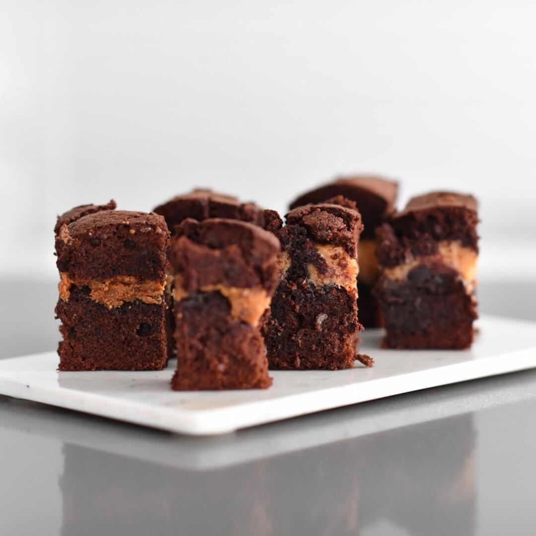 Salted Caramel and Dark Chocolate Brownie Salted Caramel and Dark Chocolate Brownie