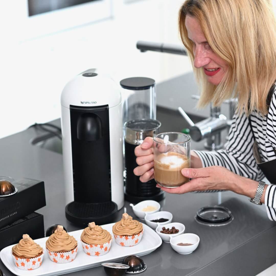 New Nespresso Barista Creations Recipe - Coffee & Salted Caramel Cupcakes New Nespresso Barista Creations Recipe - Coffee & Salted Caramel Cupcakes