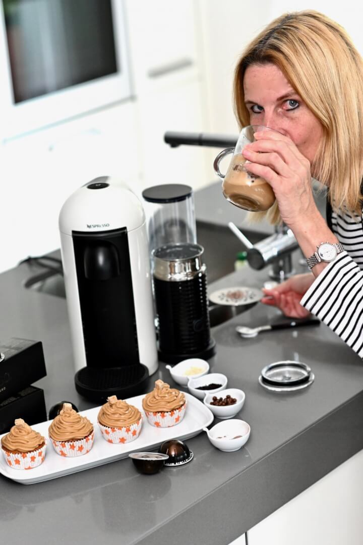 New Nespresso Barista Creations Recipe - Coffee & Salted Caramel Cupcakes New Nespresso Barista Creations Recipe - Coffee & Salted Caramel Cupcakes