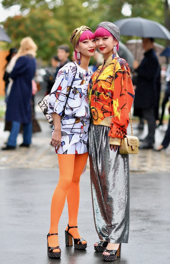 Street Style Outside Chanel - Paris Fashion Week SS20 Street Style Outside Chanel - Paris Fashion Week SS20