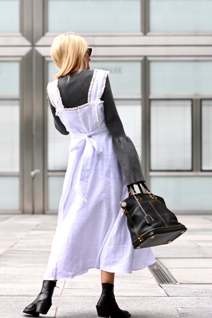 How to Wear Your White Summer Dress in Fall How to Wear Your White Summer Dress in Fall
