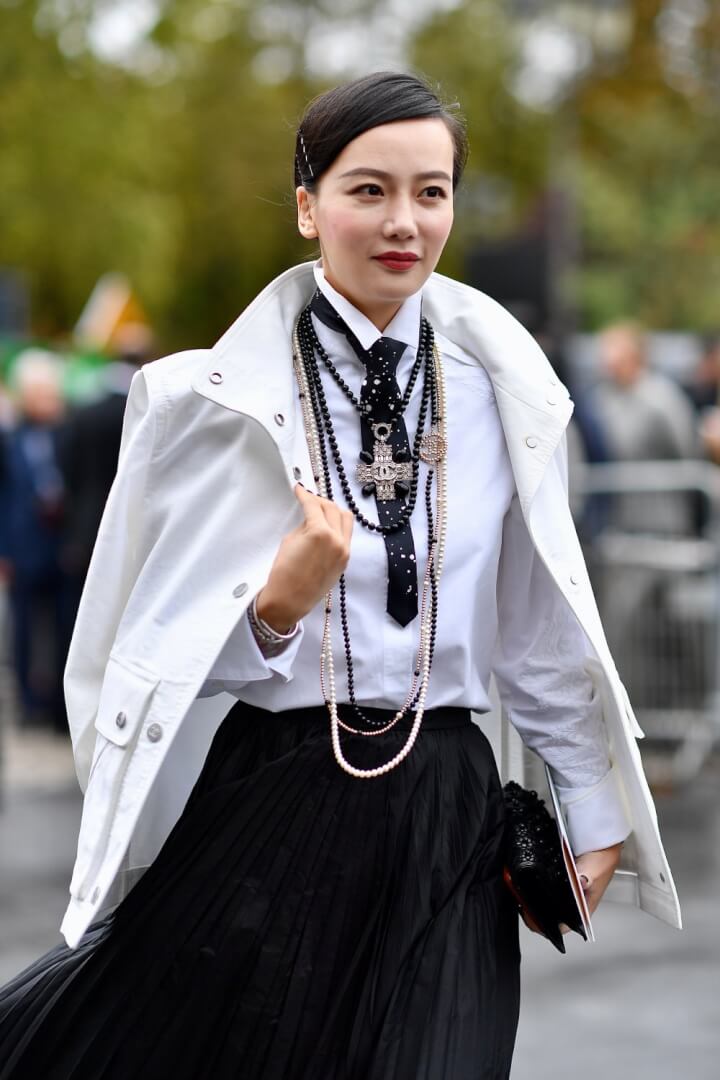 Street Style Outside Chanel - Paris Fashion Week SS20 Street Style Outside Chanel - Paris Fashion Week SS20