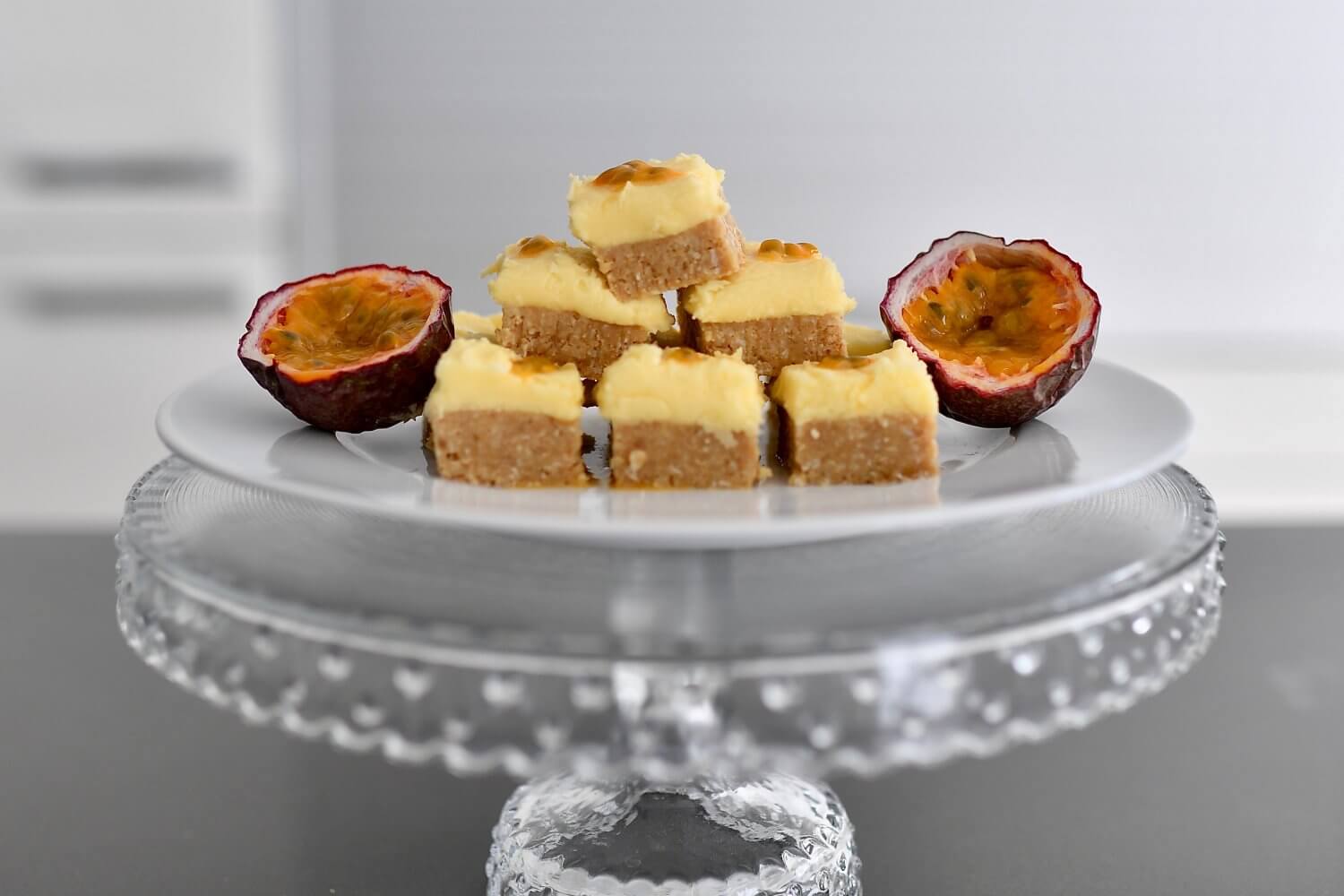 No-Bake No-Flour Passionfruit Slice No-Bake No-Flour Passionfruit Slice