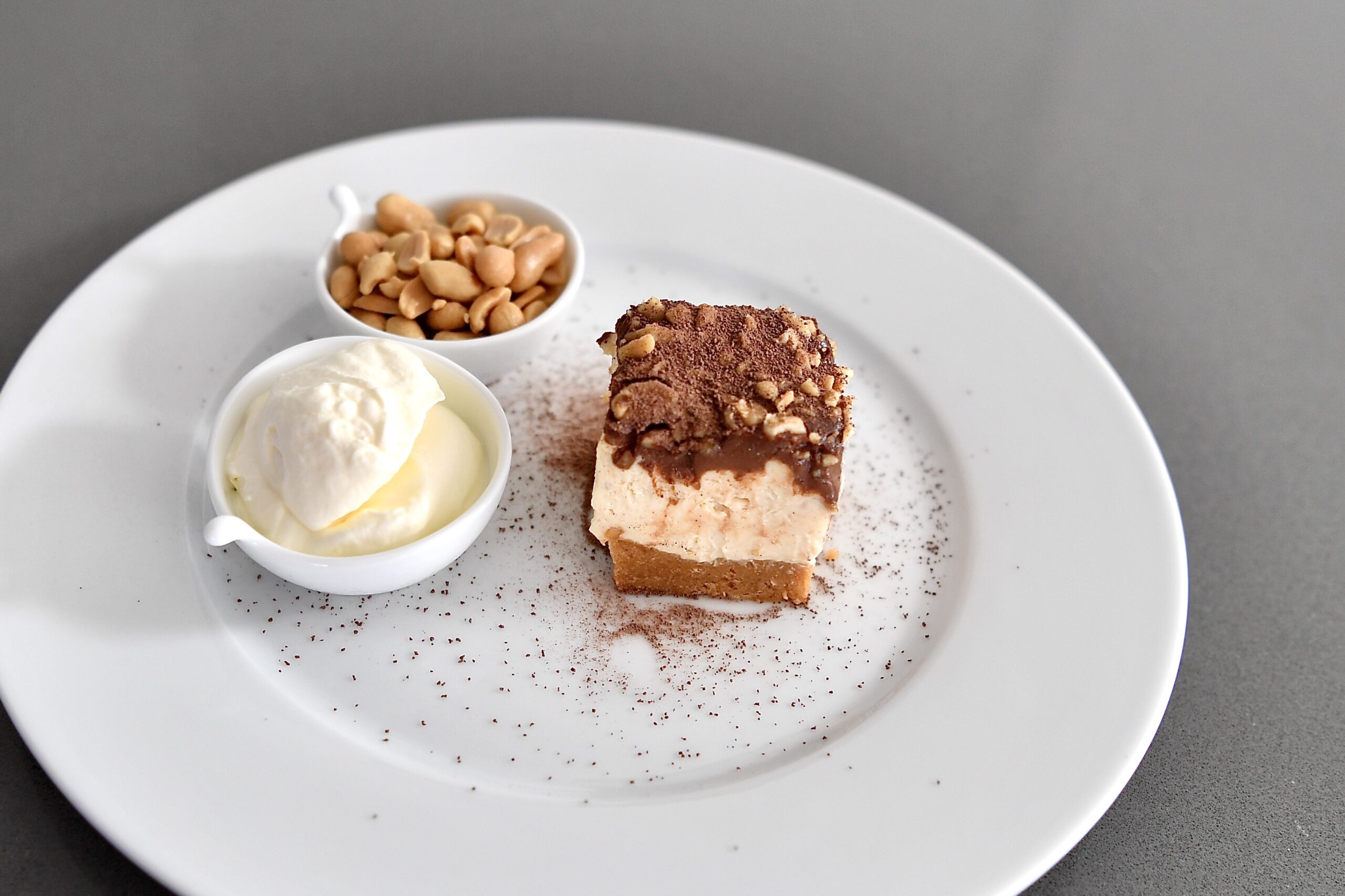 Salty Peanut Butter Cheesecake Slice Salty Peanut Butter Cheesecake Slice