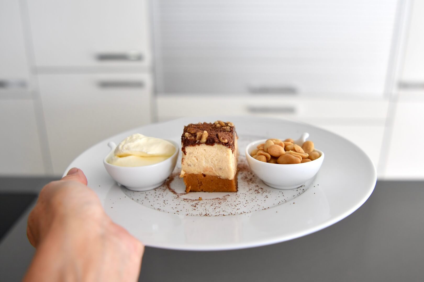 Salty Peanut Butter Cheesecake Slice Salty Peanut Butter Cheesecake Slice