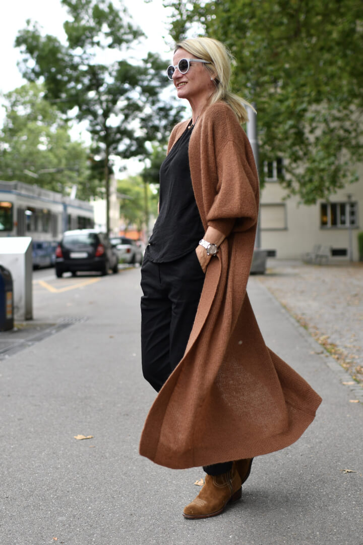 Not Without a Leather Coat and Chunky Long Knit Not Without a Leather Coat and Chunky Long Knit