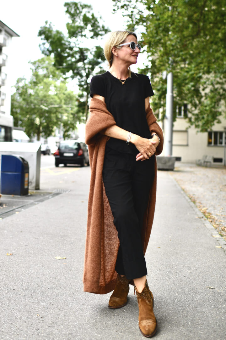 Not Without a Leather Coat and Chunky Long Knit Not Without a Leather Coat and Chunky Long Knit