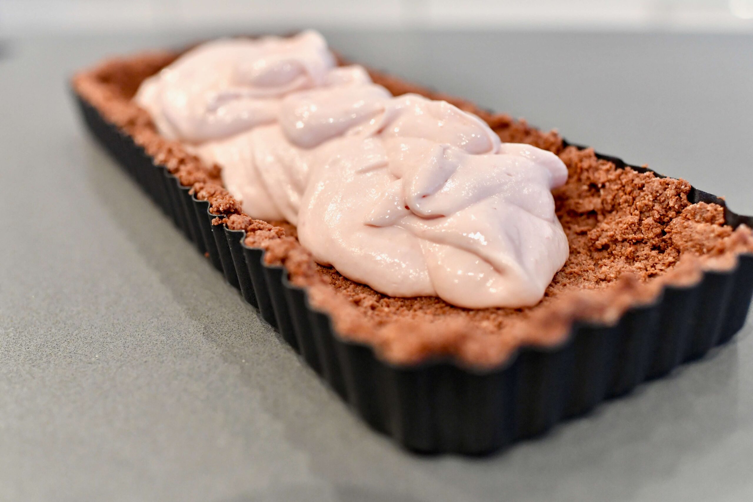 Strawberry & Chocolate No-Bake Tart Strawberry & Chocolate No-Bake Tart