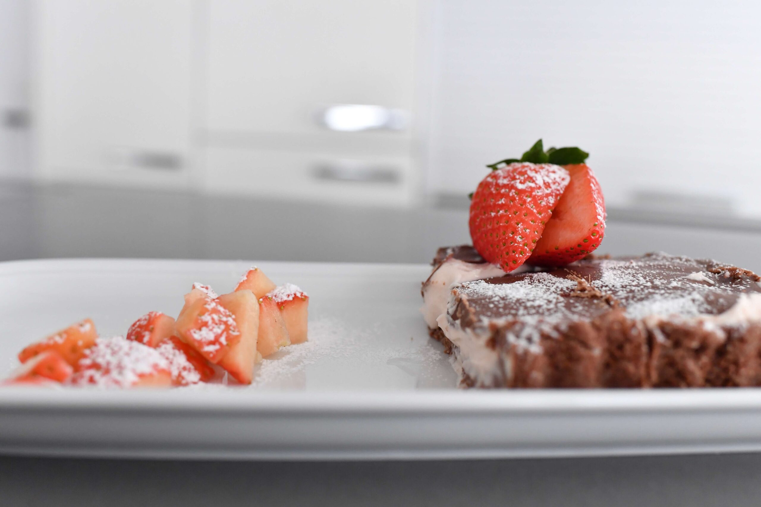 Strawberry & Chocolate No-Bake Tart Strawberry & Chocolate No-Bake Tart