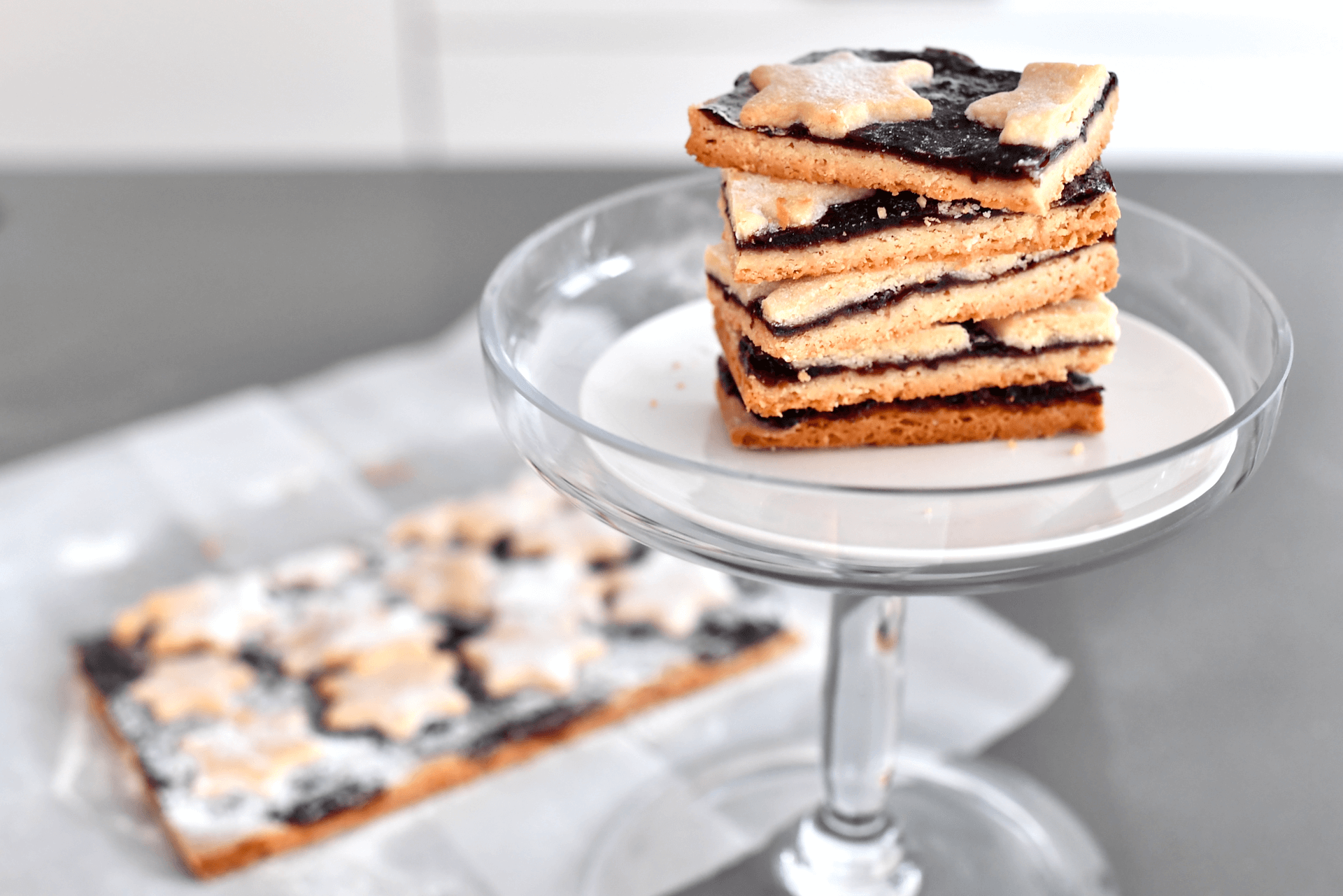 Christmas Shortbread Slice