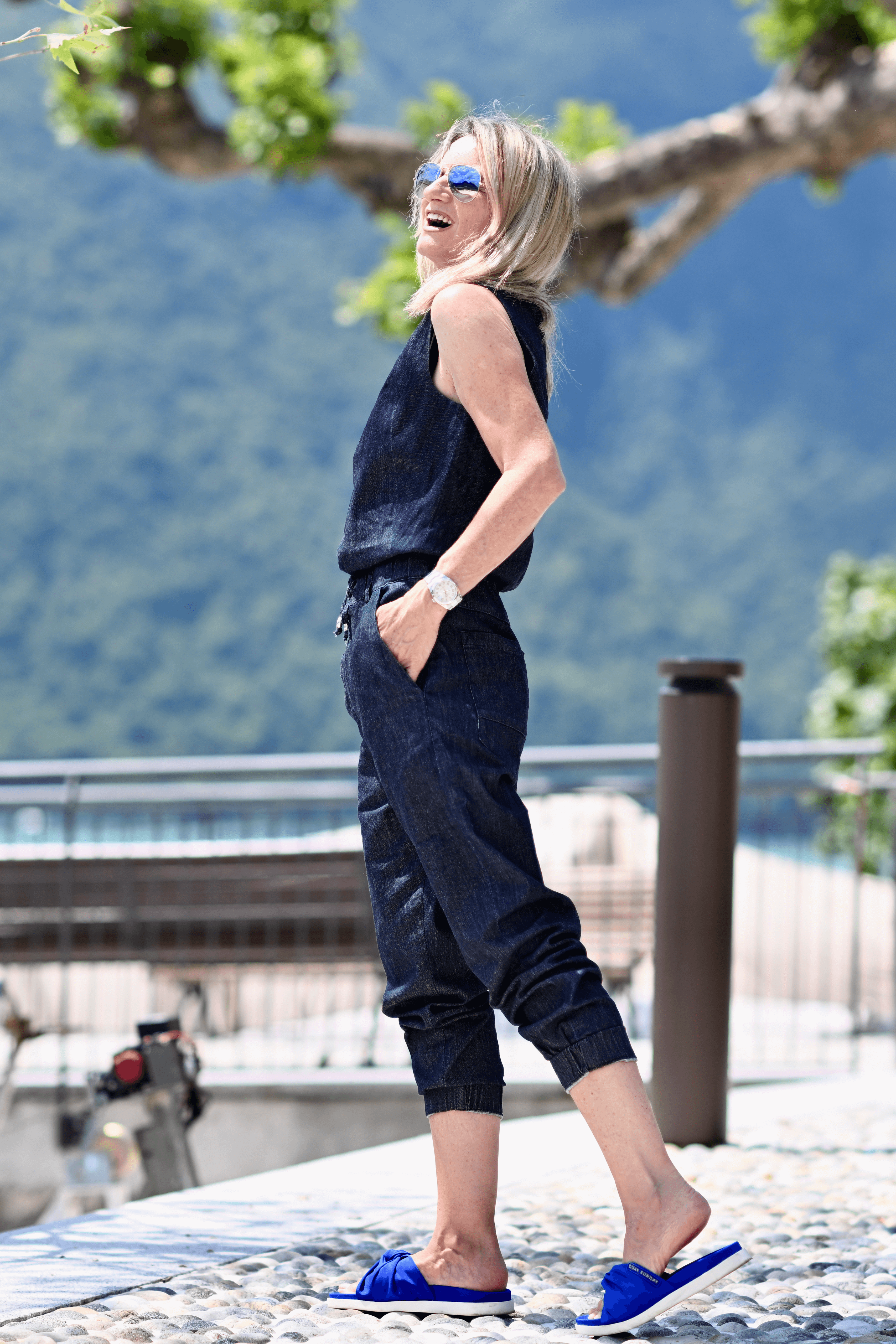 The Story Behind My Sustainable Denim Jumpsuit