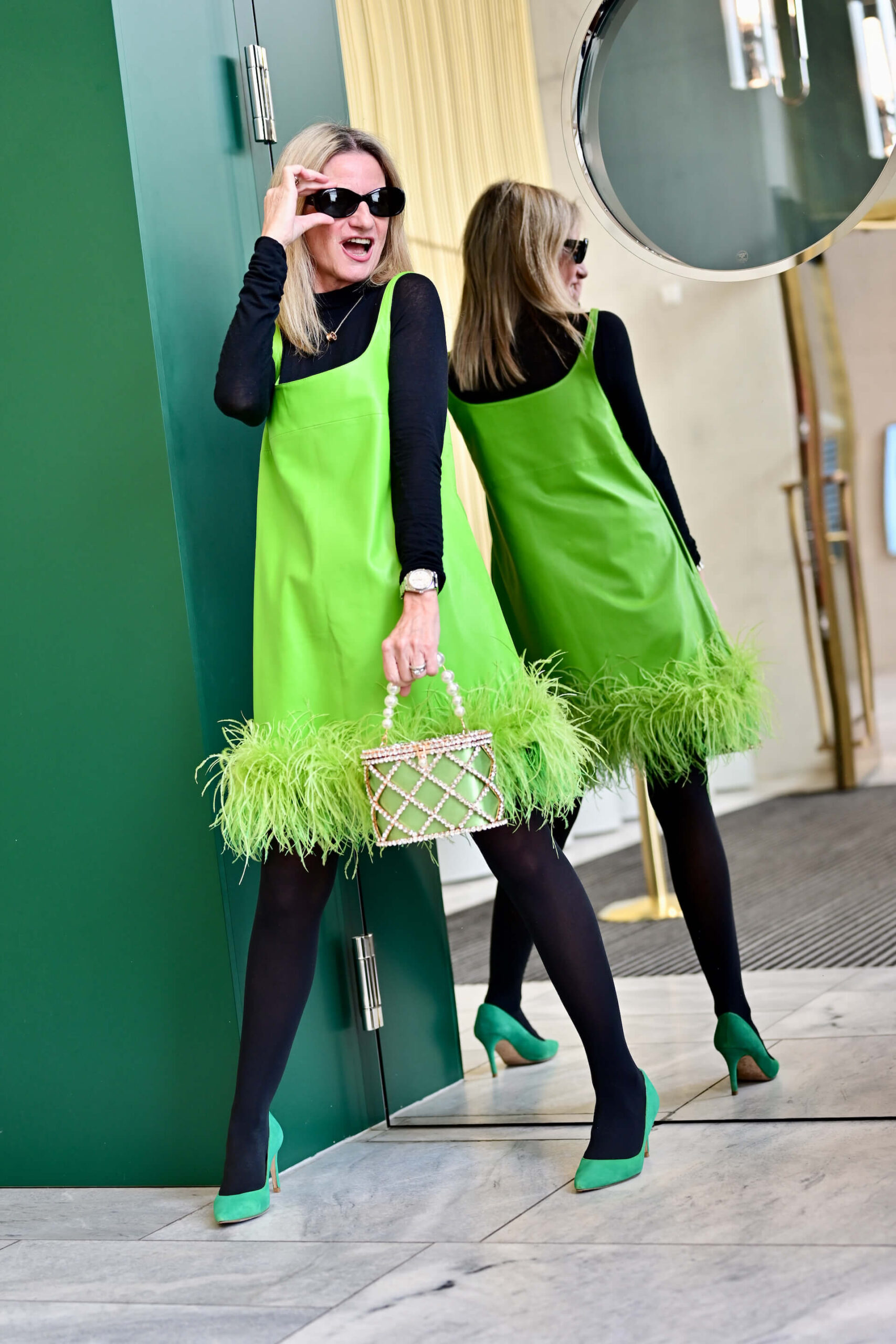 Discovering and Styling the Most Beautiful Vibrant Leather Dresses