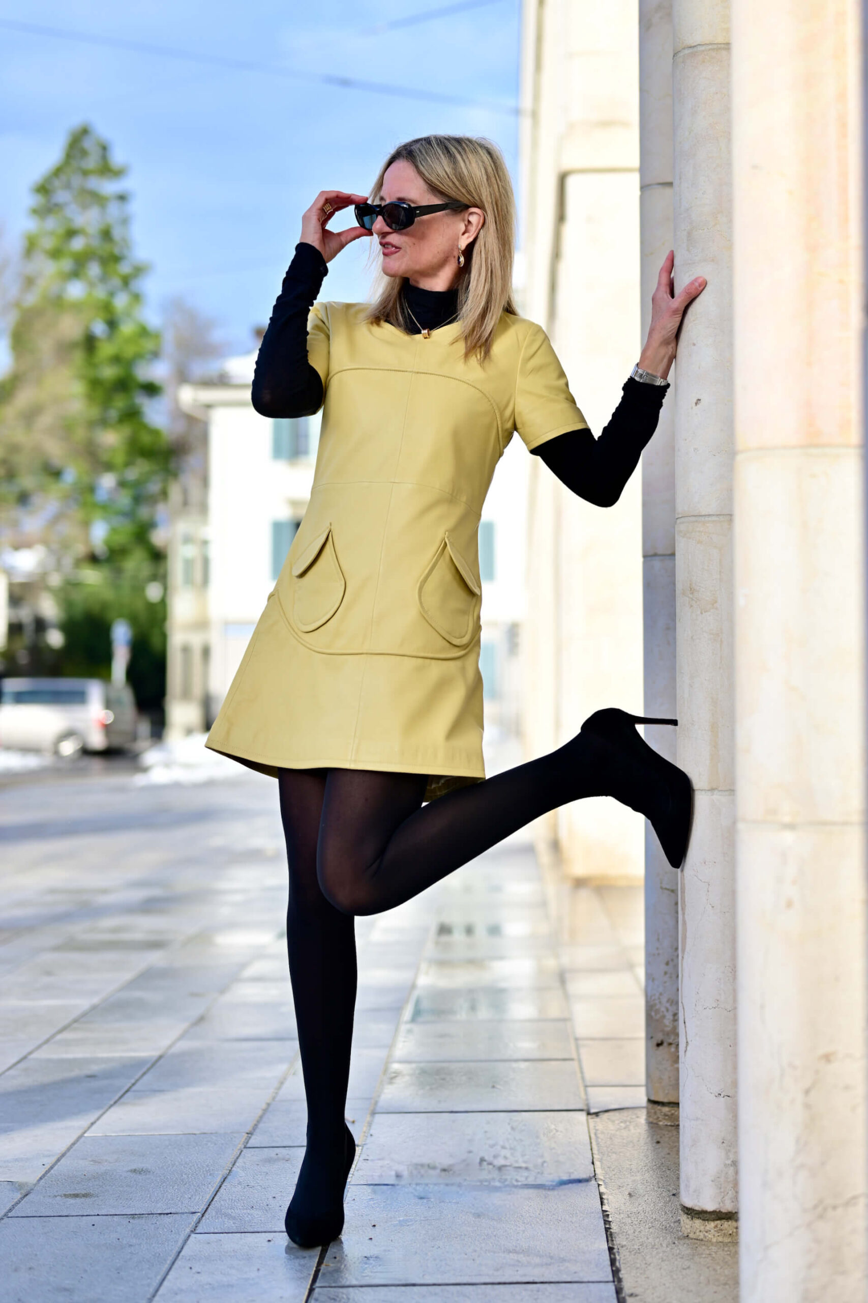 Discovering and Styling the Most Beautiful Vibrant Leather Dresses