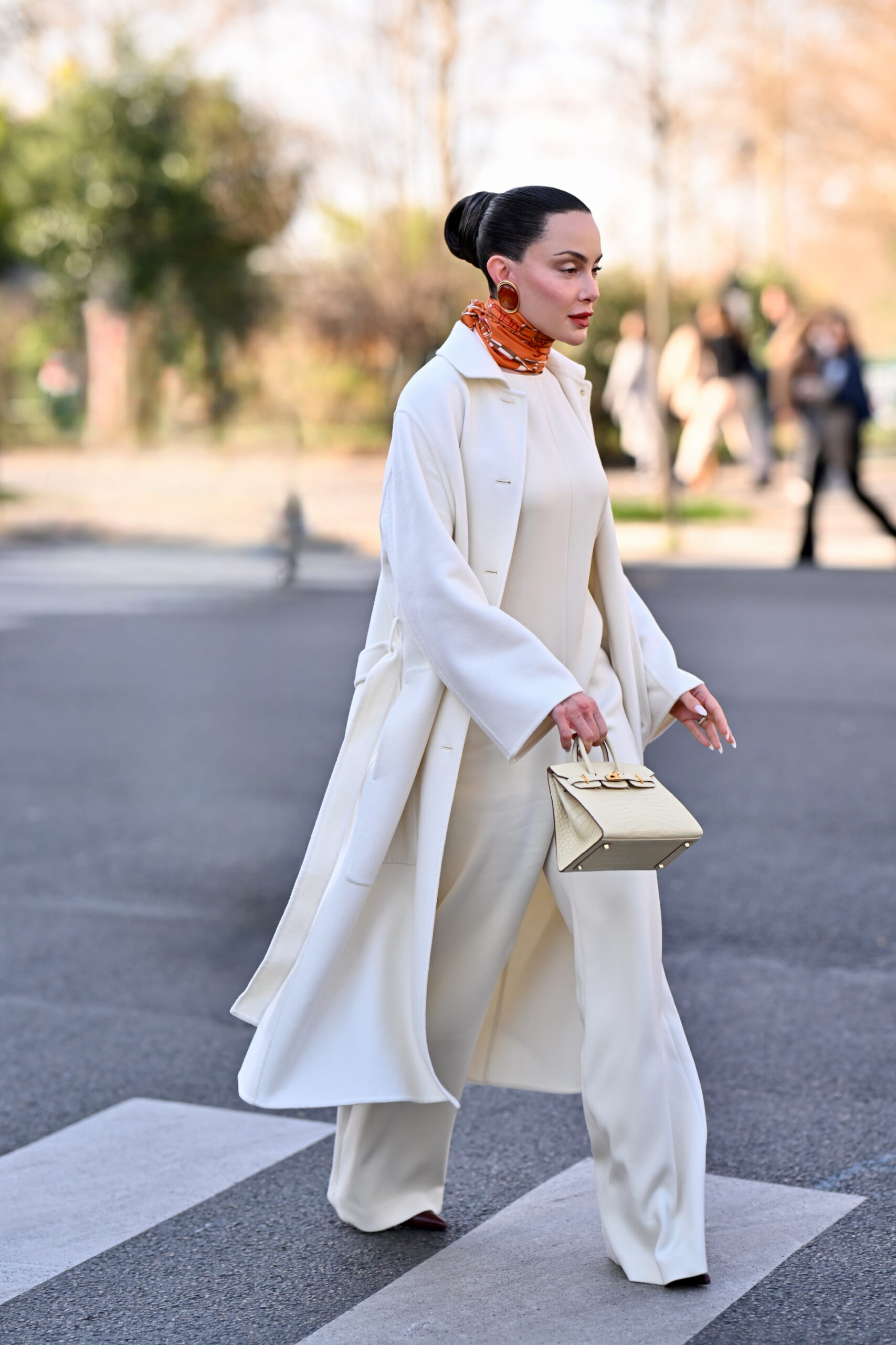 Paris Fashion Week FW 2025 - What they Wore to Hermes