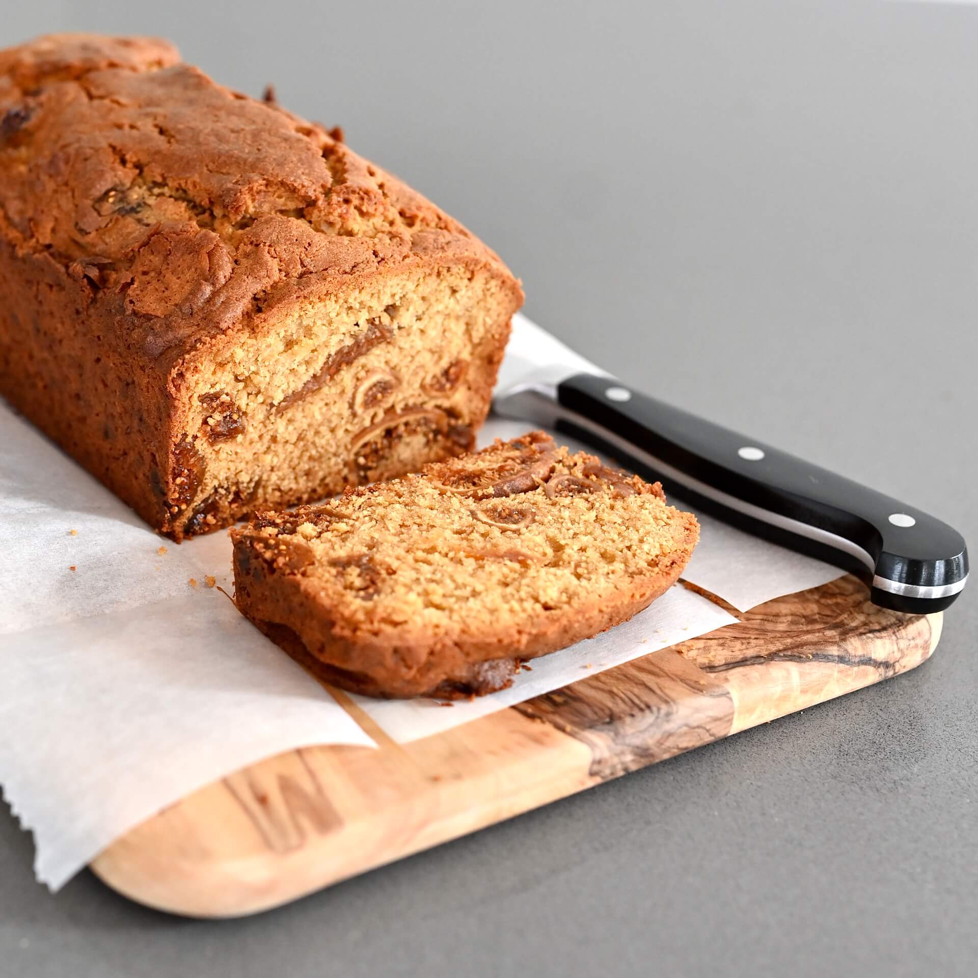 Easiest Ever Caramel Fig Loaf
